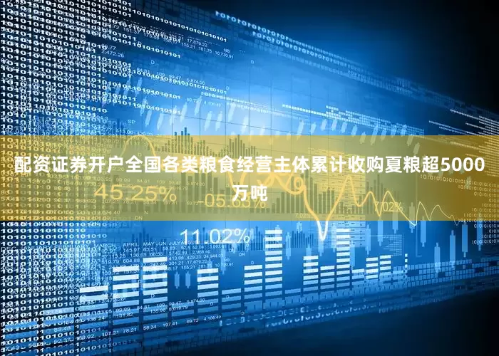 配资证券开户全国各类粮食经营主体累计收购夏粮超5000万吨