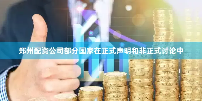郑州配资公司部分国家在正式声明和非正式讨论中